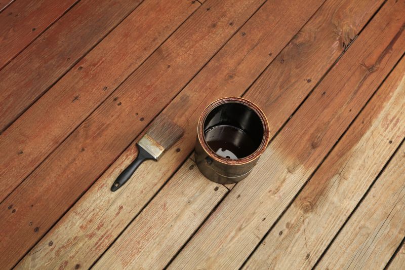 Stained Deck Surface